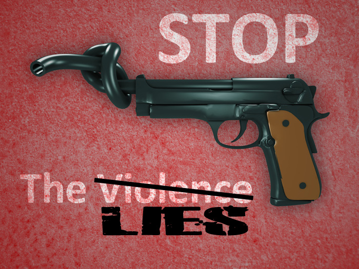 No gun violence symbol