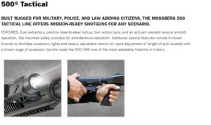 Mossberg 500 Tactical Webpage