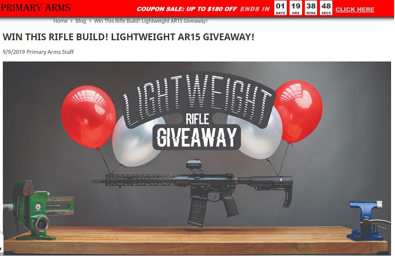 Primary Arms Giveaway